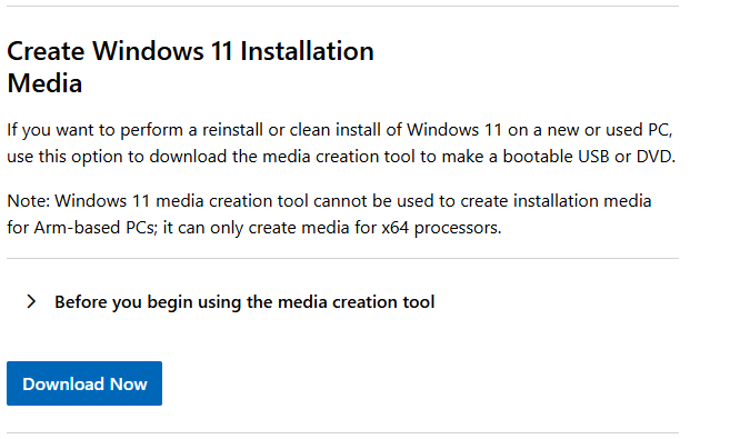 Windows ISO download
