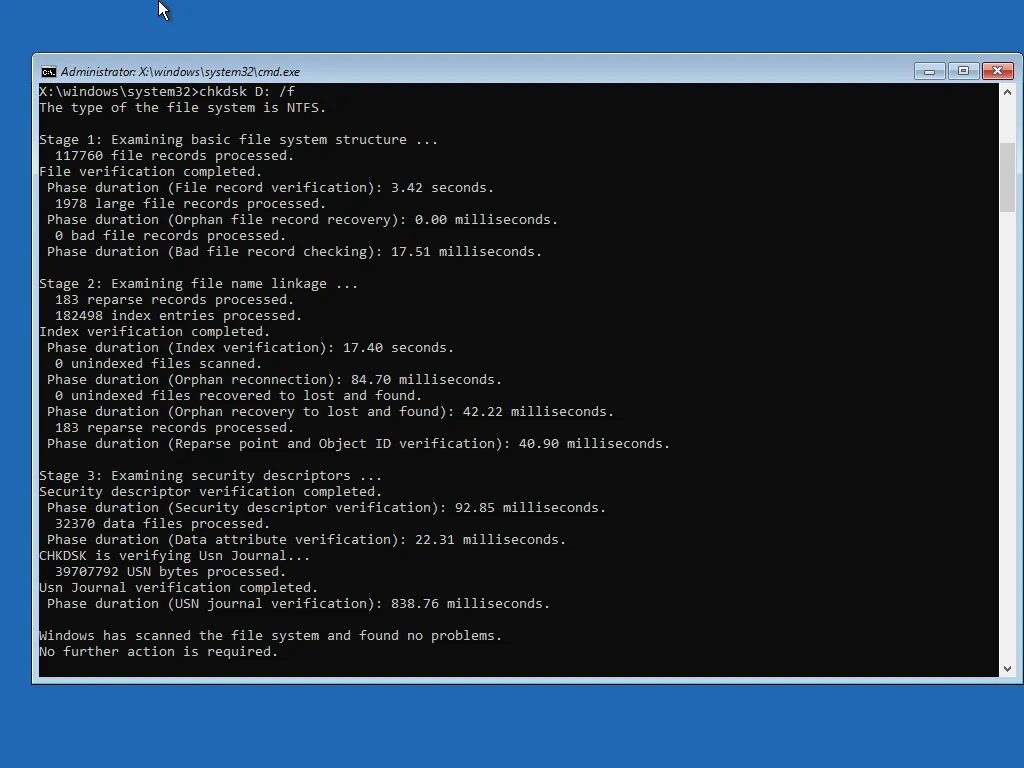 chkdsk Chkdsk